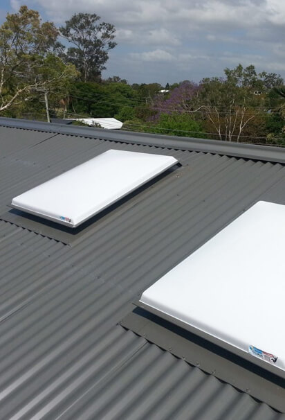 domed skylight installation roofers brisbane