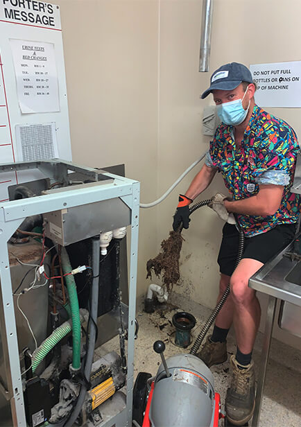 fix blocked drain brisbane