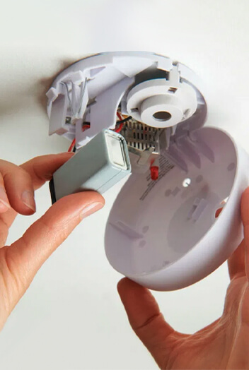 power supply smoke alarm